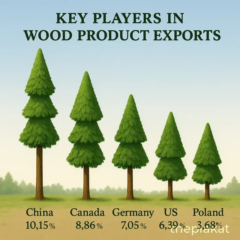 2023's Key Players in Wood Product Exports in Economy