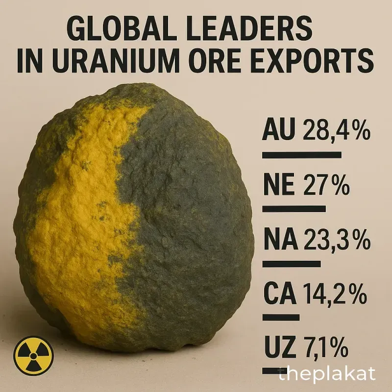 Global Leaders in Uranium Ore Exports in 