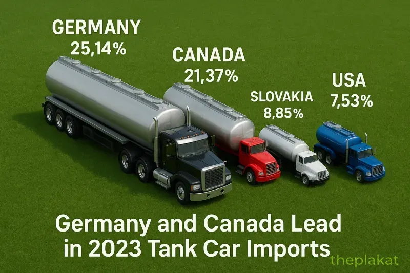 Germany and Canada Lead in 2023 Tank Car Imports in Economy