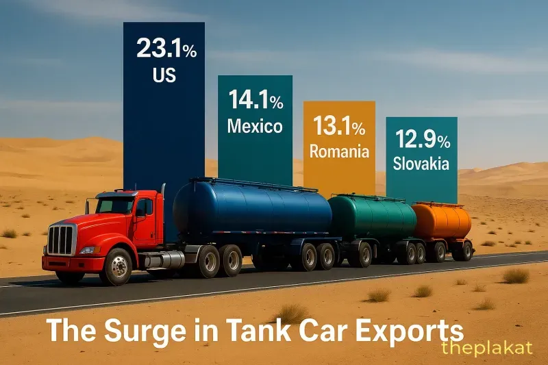 2023 Overview: The Surge in Tank Car Exports in Economy