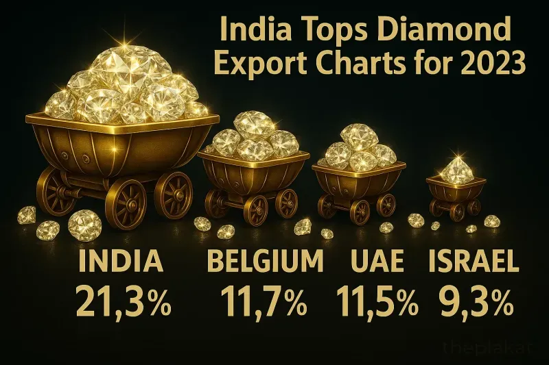 India Tops Diamond Export Charts for 2023 in Business