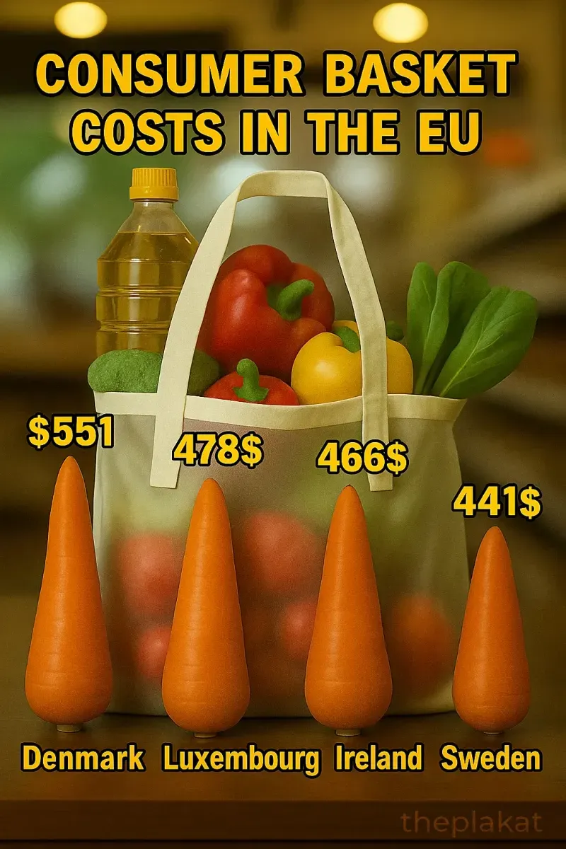 How Much Does Your Basket Cost? Shocking Differences Across EU Countries in 2024 in 