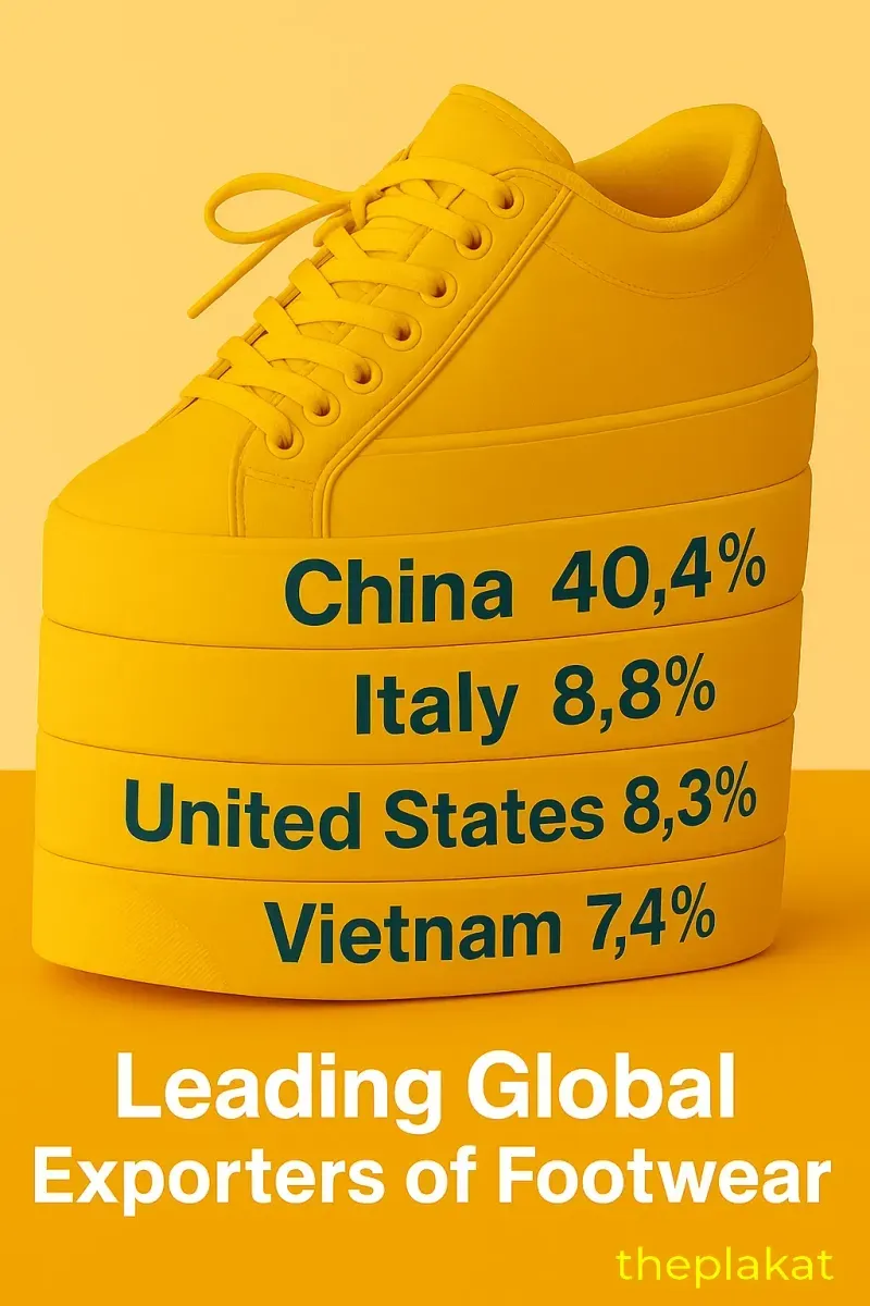 Leading Global Exporters of Footwear in Economy