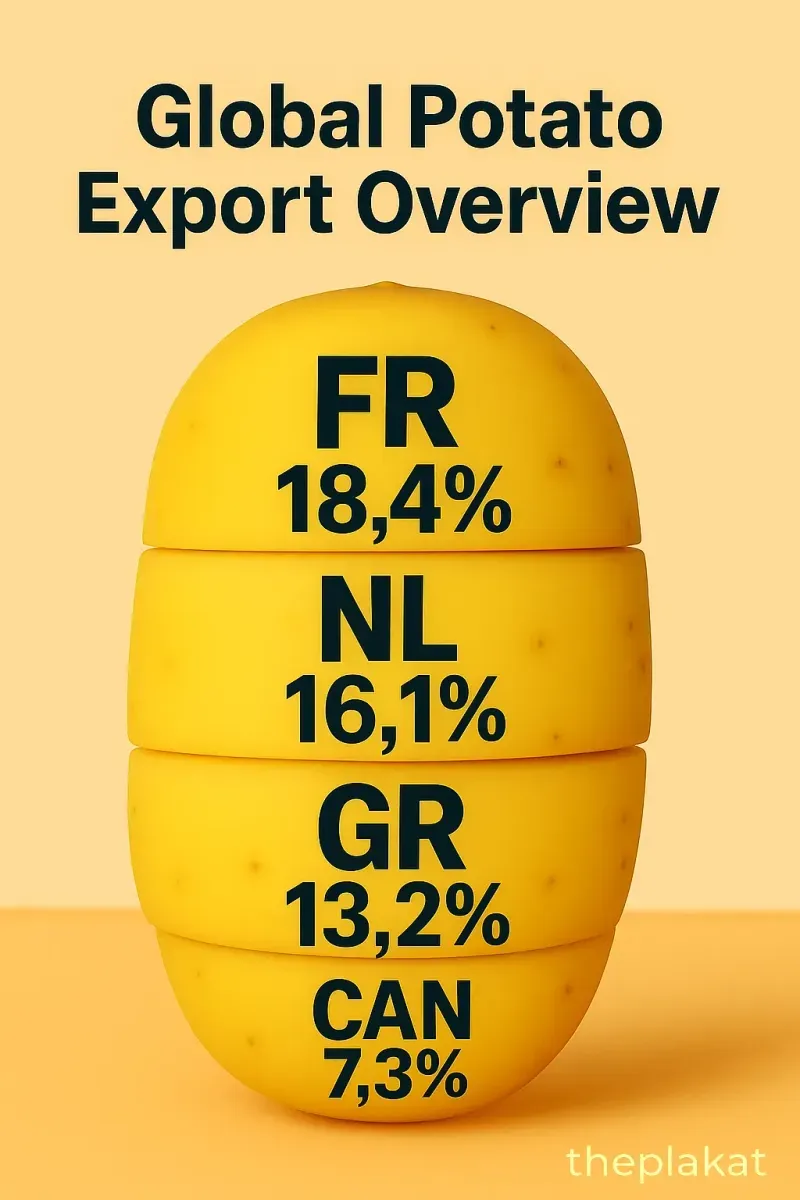 Exploring the Potato Export Sphere in 2023 in Economy
