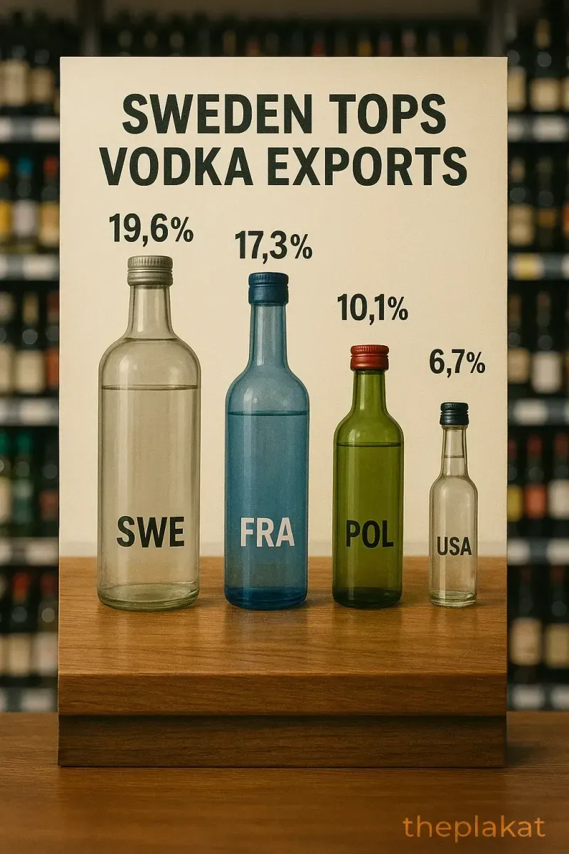 Sweden Tops Vodka Exports in Economy